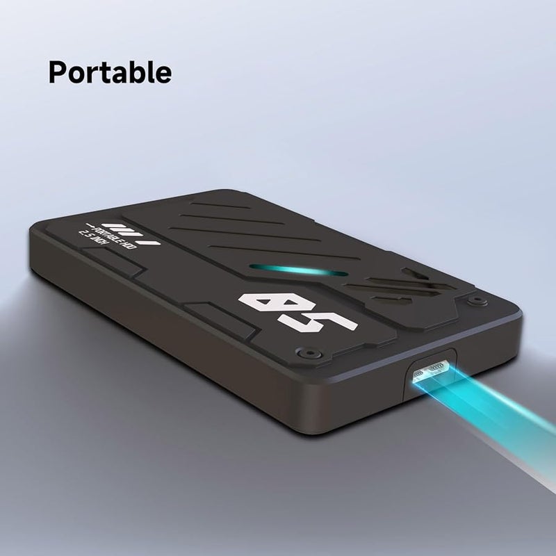 160 جيجابايت محرك أقراص صلبة خارجي USB 3.1 نوع C 2.5 بوصة ألومنيوم نقل سريع - Image 3